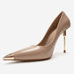 CARLAS - Beige Patent Stiletto Pump (Women)