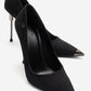 CARLAS - Black Patterned Stiletto Pump (Women)