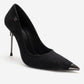 CARLAS - Black Patterned Stiletto Pump (Women)