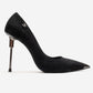 CARLAS - Black Patterned Stiletto Pump (Women)