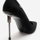 CARLAS - Black Patterned Stiletto Pump (Women)