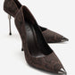 CARLAS - Brown Patterned Stiletto Pump (Women)