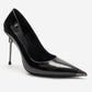 CARLAS - Black Patent Stiletto Pump (Women)
