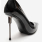 CARLAS - Black Patent Stiletto Pump (Women)
