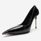 CARLAS - Black Patent Stiletto Pump (Women)