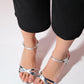 Froya - Silver Platform Heel Shoe (Women)