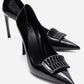 GUERNI - Black Stiletto Pump (Women)