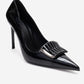 GUERNI - Black Stiletto Pump (Women)