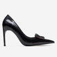 GUERNI - Black Stiletto Pump (Women)