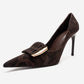 GUERNI - Brown Stiletto Pump (Women)
