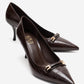 POESY - Brown Stiletto Pump (Women)