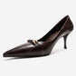 POESY - Brown Stiletto Pump (Women)