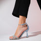 Monica - Blue Glitter Embellished Stiletto Heel Evening Shoe (Women)