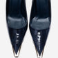 ALVENA - Navy Genuine Leather Stiletto Pump (Women)