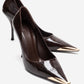 ALVENA - Brown Genuine Leather Stiletto Pump (Women)