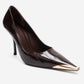 ALVENA - Brown Genuine Leather Stiletto Pump (Women)
