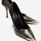 ALVENA - Green Genuine Leather Stiletto Pump (Women)