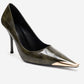 ALVENA - Green Genuine Leather Stiletto Pump (Women)