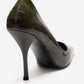 ALVENA - Green Genuine Leather Stiletto Pump (Women)