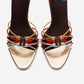 ARONA - Gold Multi Stiletto Heel Shoe (Women)