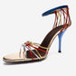ARONA - Gold Multi Stiletto Heel Shoe (Women)