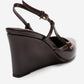 CELIA - Brown Block Heel Pointed Toe Shoe (Women)