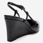 CELIA - Black Block Heel Pointed Toe Shoe (Women)