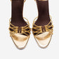 ARONA - Gold Stiletto Heel Shoe (Women)