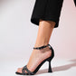 Monica - Black Patent Stiletto Heel Evening Shoe (Women)