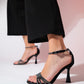 Monica - Black Patent Stiletto Heel Evening Shoe (Women)