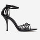 ARONA - Black Genuine Leather Stiletto Heel Shoe (Women)