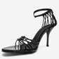 ARONA - Black Genuine Leather Stiletto Heel Shoe (Women)