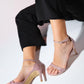 Bern - Pink Striped Platform Heel Evening Shoe (Women)
