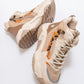 Olivia - Beige Patterned Sport Boot (Women)