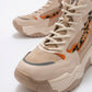 Olivia - Beige Patterned Sport Boot (Women)