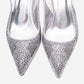 NELLA - Silver Jeweled Slingback Stiletto Pump (Women)