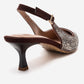 NELLA - Brown Gold Jeweled Slingback Stiletto Pump (Women)
