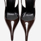 CANDY - Brown Genuine Leather Patent Pointed-Toe Stiletto Pump (Women)