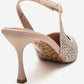 JOHANNA - Nude Genuine Leather Gold-Crystal-Embellished Stiletto Pump (Women)