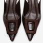 DUBLIN - Brown Printed Buckle Stiletto Pump (Women)