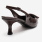 DUBLIN - Brown Printed Buckle Stiletto Pump (Women)