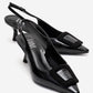 DUBLIN - Black Printed Buckle Stiletto Pump (Women)