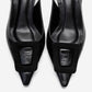 DUBLIN - Black Printed Buckle Stiletto Pump (Women)