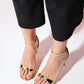 Bern - Gold Platform Heel Dress Shoe (Women)