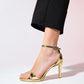 Bern - Gold Platform Heel Dress Shoe (Women)