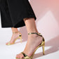 Bern - Gold Platform Heel Dress Shoe (Women)