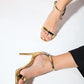 Bern - Gold Platform Heel Dress Shoe (Women)