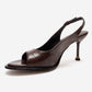 Iselin - Brown Stiletto Pump (Women)