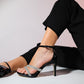 Laredo - Black Patent Embellished Platform Heel Evening Shoe (Women)