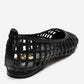 ELVARIS - Black Woven Ballet Flat (Women)
